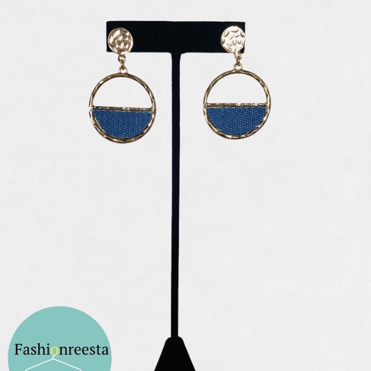 “Denim” Love Earrings